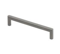 REJS NYXA Minimalist Cabinet Handle, ZnAl Alloy, Black, Graphite, Brushed Gold, Cashmere, 128mm, 192mm, 320mm (Graphite, 128mm)