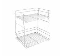 REJS PULL OUT KITCHEN BASKET STORAGE SELF/SOFT CLOSE 300 400 500 600mm Variant Multi (300mm BLUM, White)