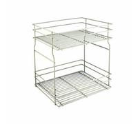 REJS Pull Out Kitchen Basket Storage Variant Multi - Soft Close - 300mm, Silver, Sliding System Hettich