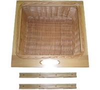 REJS Pull Out Wicker Baskets Kitchen Storage Solution - 600mm