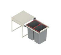 Rejs Recycle Bin, Pull Out Waste Bin - W: 450mm (Jc606-2), Without Front Fixing Brackets