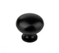 REJS Vito - Kitchen, Bedroom And Office Cabinet Door Knob, Black