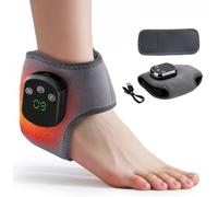 RejuvaCare Electric Foot Massager with EMS Therapy for Neuropathy Pain Relief, Circulation & Muscle Recovery, with Heat & Multiple Modes (Single Unit + Extension Cord)