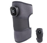 Rejuvacare Triple Method Massager, Portable Knee Shoulder Elbow Massager Joint Pain Relief with 3 Vibration Mode, 5 Heating Level, Cordless Rechargeable Knees Brace Warmer for Gifts (Upgrade)