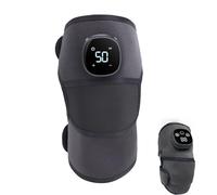 Rejuvacare Triple Method Massager, Portable Knee Shoulder Elbow Massager Joint Pain Relief with 3 Vibration Mode, 5 Heating Level, Cordless Rechargeable Knees Brace Warmer for Gifts (Standard)