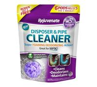 Rejuvenate Garbage Disposal and Drain Pipe Cleaner Powerful Foaming Action and Removes Garbage Disposal Smells 6 Unit Pack Lavender Scent