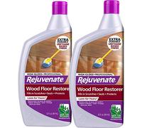 Rejuvenate Professional Wood Floor Restorer with Durable Satin Finish Non-Toxic Easy Mop On Application (High Gloss 32oz x 2 Pack)
