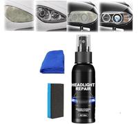 Rejuvenation Scratch Removal Spray for Car Headlight, Car Headlight Renewal Polish, Car Headlight Scratch Restoring Fluid Headlight Repair Polish Cleaner (50ml-1pcs)