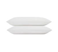 RejuveNite American Talalay Latex Medium Support High Profile Bed Pillow for Sleeping with Luxurious 100% Cotton Sateen, 400TC Cover, King Dual Pack - Made in USA