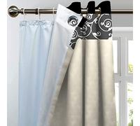 rejuvopedic Eyelet SRC Blackout Thermal Curtain Lining Readymade To Fit Eyelet Curtains Curtains 66 width x 72 drop, Choice Of 9 Sizes