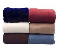 rejuvopedic LARGE Travel Size Blue 120 x 150cm Fleece Blankets Sofa Throw Throwover, Light But Warm Available In 6 Colours And 3 Sizes. The Original Branded Blanket