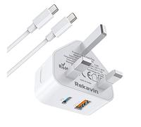 Rekavin Google Pixel Charger Plug & Cable 20W USB Type C Fast Charge Google Pixel 7A/7/7 Pro/6A/6/6 Pro/5/5A 5G/4A 5G/4/4 XL/3A/3/3 XL/3A XL/2 XL/XL/Samsung A13 A14 A54 A53 A52 A34 S23 S22 S21 S10 S9