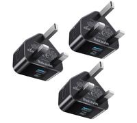 Rekavin USB C Fast Charger Plugs 3 Pack Micro USBC Apple iPhone 14 Plug,Dual Port Type C Plug Adapter UK Charging for iPhone 16 15 14 13 12 11 Pro Max Plus, iPad Pro,Apple Watch,Baby Monitor