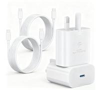 Rekavin USBC Charger 2-Pack, USB C Plug and Type C Cable 1M Fast Charging Compatible with Samsung Galaxy S25 S24 S23 S22 S21 S20 A56 A55 A54 A53 A25 A26 A36 A35 A32 A17 A16 A15 A52 A71 A22 A23 A24