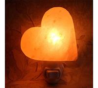 REKCIW Himalayan Salt Wall Lamp Heart Shape Night Light Natural Original Crystal Himalayan Salt Lamp for Lighting, Decoration and Air Purifying