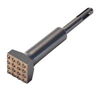 REKCKRUL 6" x 1-1/4" SDS Plus Bushing Tool, 16 Tips Bush Hammer Bit for Concrete Repair, Patch Prepare, Roughness Coating Remove - Fits SDS Plus Rotary Hammer