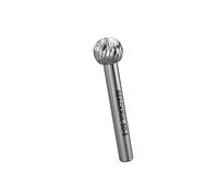 REKCKRUL Tungsten Carbide Rotary Burr Bit, SD-5 Double Cut Carbide Burr with 1/4" Shank for Metal, Wood, and Steel - Durable Die Grinder Accessory for Deburring, Engraving & Polishing