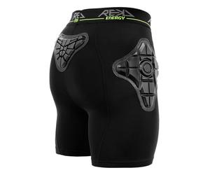 REKD Energy Pro Impact Shorts with formulated foam for enhanced impact protection, comfortable crash pants for a range of action sports. Machine washable, unisex for youth and adults.