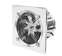 REKEELL Kitchen Exhaust Fan 6''7''8'' Booster Fan Extractor Exhaust Fan Ventilation Pipe Fan For Bathroom Toilet Kitchen Wall Window Stainless Steel Fan(7inch)