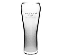 Rekordelig Cider Pint Glass - Fluted Style (1 Glass)