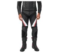 Rekurv C-10.03 Leather Combi Trousers men Black/White/Red, 56