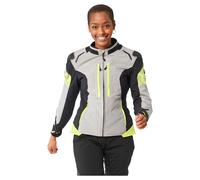 Rekurv E-21.01 Ladies' Textile Jacket women Polyamid Grey/Neon black, 46