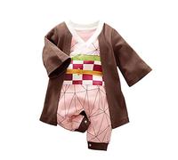 RELABTABY Cute Baby Boy Girl Romper Newborn Anime Onesie Toddler Halloween Cosplay Jumpsuit Outfit clothes, A-pink, 0-3 Months