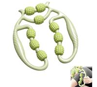 Relajador De Piernas, Relajador De Piernas De 12 Rodillos, Nine Wheel Circular Leg Clamp, Circular Leg Clamp Roller (Green)