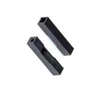 Reland Sun 100pcs Head 2.54mm 1X1P 1X2P 1X3P 1X4P 1X5P 1X6P 1X7P 1X8P 1X10P Dupont Plastic Shell Pin Head Connector Jumper Wire Cable Housing Plug Female (1X1P)