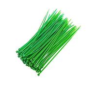 Reland Sun 100pcs Nylon Zip Ties 2.5x100/150/200mm Cable Ties in Assorted Color Nylon Self-Locking Wire Ties (2.5x100mm,Green)