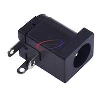 Reland Sun 10pcs 5.5mmx2.1mm 5.5mmx2.5mm DC Power Jack Plug 3P Female Socket Plug DC-005 DC002 1.1mm 1.3mm 2.1mm 2.5mm (DC002-1.1mm)