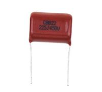 Reland Sun 10pcs CBB22 450V225J 450V 2.2uF CBB Polypropylene film capacitor pitch 20mm