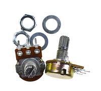 Reland Sun 10pcs WH148 20mm Shaft Amplifier Dual Stereo Potentiometer B1K B2K B5K B10K B20K B50K B100K B500K 3Pin 1K 2K 5K 10K 50K 100K (100K Ohm)