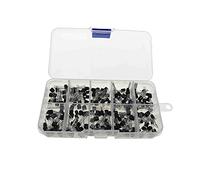 Reland Sun 10value 200PCS BC337 BC327 2N2222 2N2907 2N3904 2N3906 S8050 S8550 A1015 C1815 Transistor Assortment Kit Transistors Box Pack