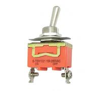 Reland Sun 1pc E-TEN1021 E-TEN1322/1321/1021/1121/1122/1221 15A 250V SPST Metal Switch (1021)