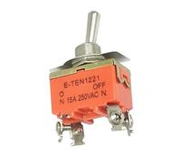 Reland Sun 1pc E-TEN1021 E-TEN1322/1321/1021/1121/1122/1221 15A 250V SPST Metal Switch (1221)