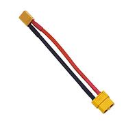 Reland Sun 1Pcs 14AWG 10cm XT60 Female Male to XT30 XT90 EC3 T plug Connector ESC (XT60 F- XT30 M)