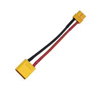 Reland Sun 1Pcs 14AWG 10cm XT60 Female Male to XT30 XT90 EC3 T plug Connector ESC (XT60 F- XT90 M)