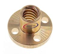 Reland Sun 1pcs Brass T8 Screw Trapezoidal Nut Linear Screw for Lead 8mm 4mm 2mm Pitch 2mm T8 Lead Threaded Rod (Lead 4mm)