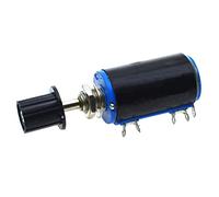 Reland Sun 1pcs WXD3-13 2W Potentiometer + 1 knob 100 200 220 470 680 1K 2.2K 3.3K 4.7K 5.6K 6.8K 10K 22K 33K 47K 100K Ohm WXD3-13-2W (4.7K Ohm)