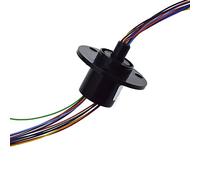 Reland Sun 2/4/6/8/12 Wires 2A 5A 10A 15A 20A 30A Slip Ring Collector Ring Rotary Electrical Contact Electrical Slip Ring (12 way 2A)