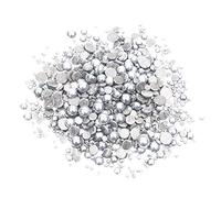 Reland Sun 20g 2/3/4/5/6/8/10mm Flat Back Half Round Pearls Gems bakeware mold (light grey)