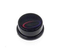 Reland Sun 20PCS A24 round head switch button cap Adapted to 12 * 12 * 7.3 red blue yellow white green black gray (Black)