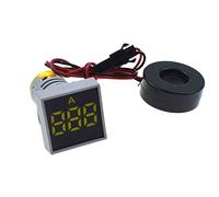 Reland Sun 22mm 0-100A Digital Ammeter Square Signal Light Current Meter Indicator Lamp Signal Light AD16-22FSA (yellow)