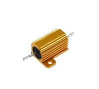 Reland Sun 2pcs 10W Aluminum Power Metal Shell Case Wirewound Resistor 0.1~10K 0.5 1 2 3 5 6 8 10 20 100 150 200 300 500 1K 5K 10K ohm (500R)