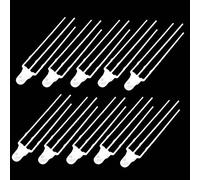 Reland Sun 50pcs 3mm F3 LED Bulbs Dual Color Fog Lamp Light Emitting Diode (Common Cathode,red and green)