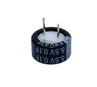 Reland Sun 5Pcs 5.5V Capacitance 0.1F 0.22F 0.33F 0.47F 1.0F 1.5F 4.0F Super Farad Capacitor H-Type V-Type C-Type Button Super Capacitor (0.1F-C-Type)