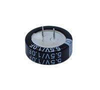 Reland Sun 5Pcs 5.5V Capacitance 0.1F 0.22F 0.33F 0.47F 1.0F 1.5F 4.0F Super Farad Capacitor H-Type V-Type C-Type Button Super Capacitor (1.0F-C-Type)