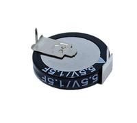 Reland Sun 5Pcs 5.5V Capacitance 0.1F 0.22F 0.33F 0.47F 1.0F 1.5F 4.0F Super Farad Capacitor H-Type V-Type C-Type Button Super Capacitor (1.5F-H-Type)