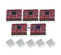 Reland Sun 5pcs A4988 Driver Module StepStick Stepper Motor Driver for 3D Printer